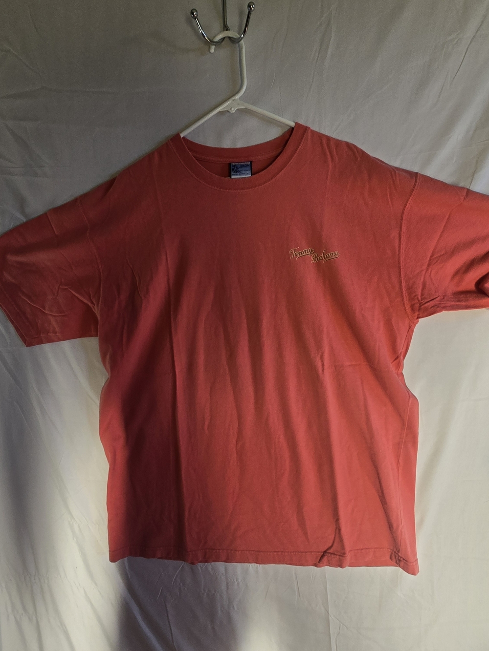 Tommy Bahama Coral Short-Sleeve Crew Tee with Script Logo